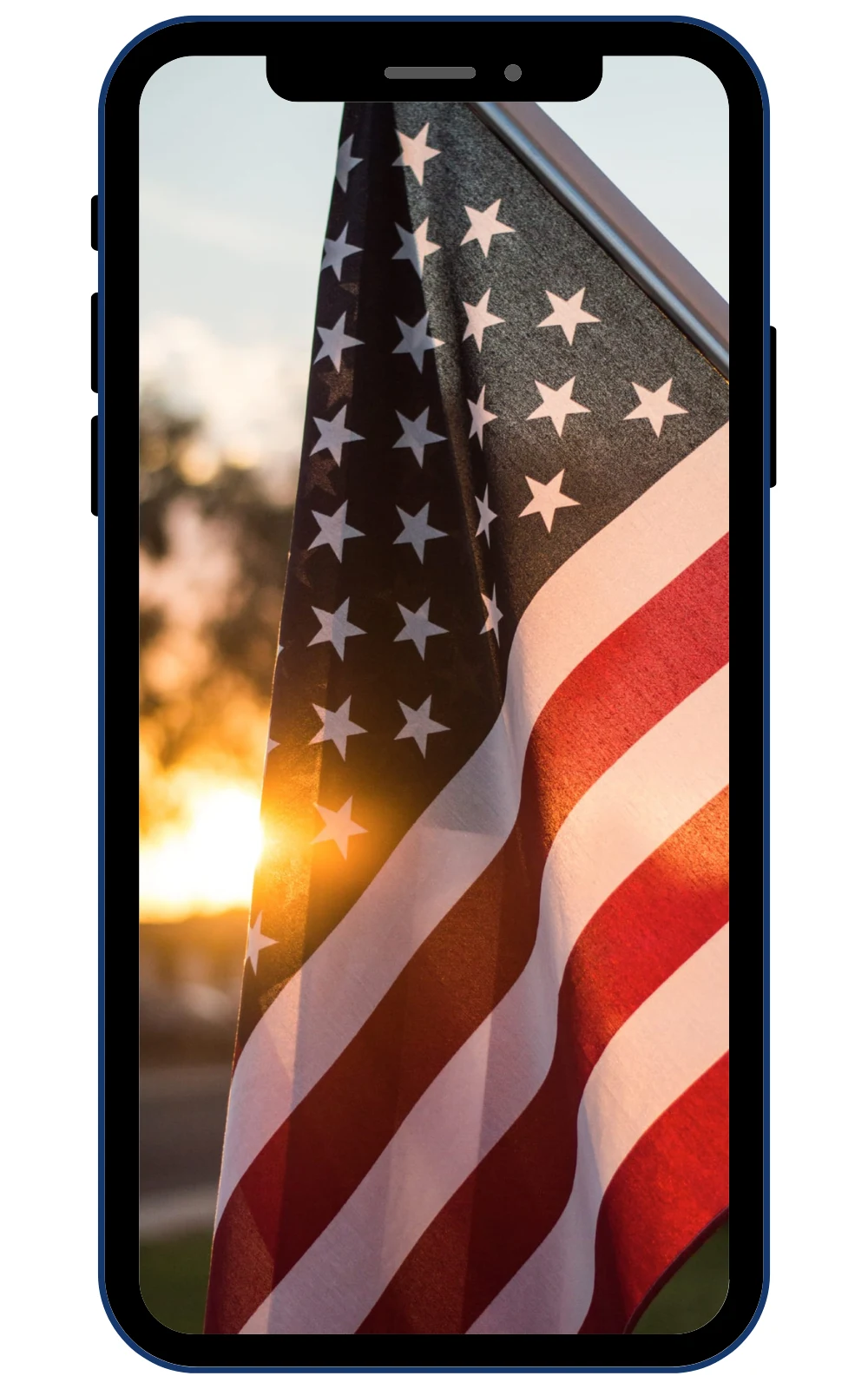 American Flag Wallpaper screenshot